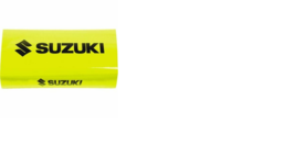 FX Factory Effex Yellow Suzuki FatBar Fat Handlebar 1 1/8 Bar Pad RM 125 250 450 - £12.71 GBP