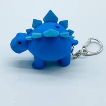 Stegosaurus Dinosaur Light Up Keychain - Lights your way in the dark! - $72.89 MXN