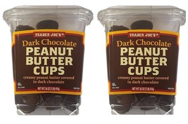 2- Pack Trader Joe&#39;s Dark Chocolate Peanut Butter Cups 16 Oz - $31.18
