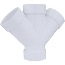 Y DBL 4&quot; HXHXHXH by CHARLOTTE PIPE MfrPartNo PVC006111200HA - $73.55 CAD