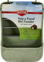 Kaytee Hay and Food Bin with Quick Locks Small Animal Feeder - £19.41 GBP