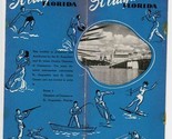 Romantic St Augustine Florida Brochure 1940&#39;s St Johns County - $21.81