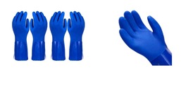 XL 2 Pairs Heavy Duty Rubber Cleaning Gloves for Kitchen, Reusable - £33.48 GBP