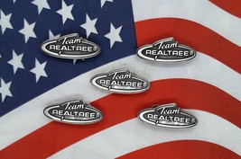 Team Realtree Logo Small Concho Conchos 1 3/16&quot; Five Count - $7.79