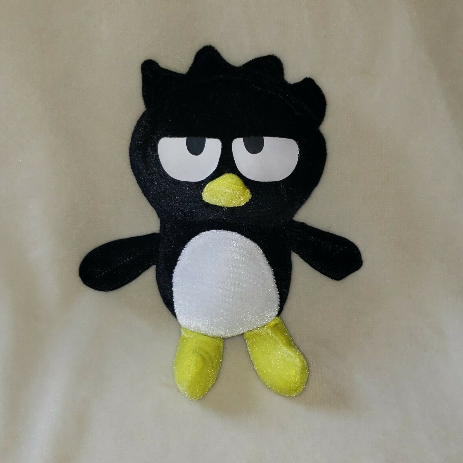 Badtz Maru Stuffed Plush Sanrio Black Penguin Bird Doll 9" - $29.69