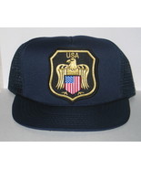 2001: A Space Odyssey U.S. Eagle Patch on a Blue Baseball Cap Hat NEW - £11.65 GBP