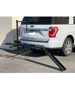 500lbs Motorcycle Scooter Dirt Bike Carrier Hauler Hitch Mount Steel Rac... - $172.96