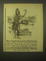 1965 The New Zealand Shipping Company Ad - Land of Contrasts - £14.48 GBP