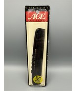 Vintage Genuine Ace Hard Rubber Comb 7&quot; Black AA028 USA New Sealed Old S... - $545.93 MXN