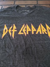 Def Leppard - Rétro Vieilli Logo Coton Peigné Homme T-Shirt ~ Jamais Worn ~2XL - £13.43 GBP+