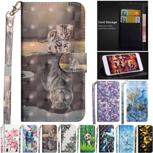 For Motorola E32 E22 E13 E7 Power Magnetic Flip Leather Wallet Case Cover - $46.22