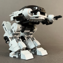 ED-209 Mech Model Figures Building Blocks Robot MOC Bricks Toys Set Coll... - $28.70
