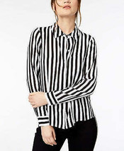 Inc Striped Button-Down Shirt, Size Small - £13.45 GBP