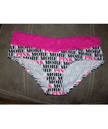 Victoria&#39;s Secret More Pink Low Rise Hipster Panties Size L Women&#39;s NEW - $17.10