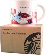 *Starbucks 2014 Virginia You Are Here Collection Coffee Mug NEW IN BOX - $24.22