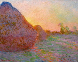 Decor Haystacks By Claude Monet oil painting Giclee Printed on canvas - £7.62 GBP+