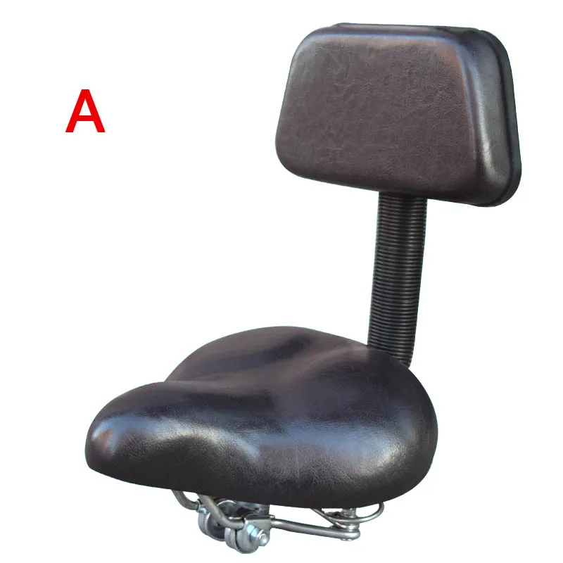 Universal Wider Bicycle Backrest Saddle Seat Electric scooter Saddle with Backre - $235.64