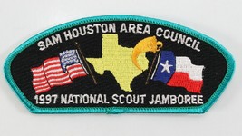 Vintage 1997 Sam Houston Jamboree Green Border Boy Scout BSA CSP Shoulde... - $11.69