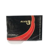 ALLSOP 3 WET/DRY Cleaning System VHS VCR Video Recorder Cleaner Vintage ... - €15,18 EUR