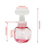 300ml Clear Pink/Blue/Green/Yellow Soap Bath Pump Dispensers Foaming Bot... - $9.99