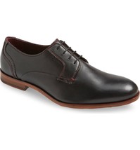 Genuine leather shoes for men handmade mens shoes plain toe Derby shoes for men - £113.87 GBP