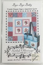 Bye-Bye-Baby, Travel Diaper Bag &amp; Naptime Quilt, Artful Offerings Quilt ... - $5.93