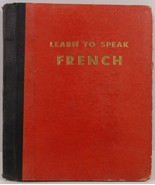 Learn to Speak French 1932 Whitman Publishing - $7.99