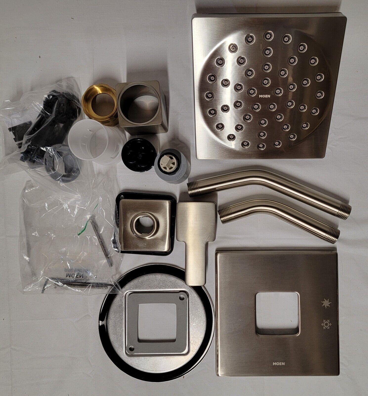Moen UTS2712EPBN M-Core 2-Series 90 Degree Shower Trim Kit - Brushed Nic... - $320.90
