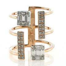 Natural 0.70ct Diamond Engagement Ring Invisible Set 18K White Gold G VS1 Square - £2,680.54 GBP