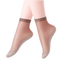 Anysox 10 Pairs Free Size Fashion Socks High Quality Velvet Silk Spring Summer  - £14.30 GBP