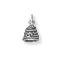 Sterling Silver 3D Sweet Beehive Charm for Charm Bracelet or Necklace - £17.58 GBP