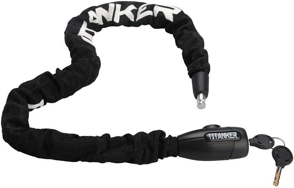 Titanker Bike Chain Lock, Security Anti-Theft Bike Lock Chain Bicycle Ch... - $42.99
