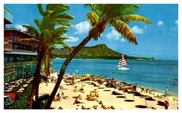 The Reef Hotel at Waikiki Hawaii Postcard Posted 1960 - £8.73 GBP