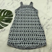 Title Nine Womens Swim Dress Cover Up Size XL Gray Ikat Geometric Print - £27.23 GBP