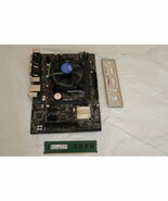 Asus H110M-C MicroATX Motherboard Intel LGA1151 i3-6100 CPU I/O Shield+ ... - $728.37 MXN