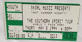 LYNYRD SKYNYRD - VINTAGE MAY 5, 1994 CONCERT TICKET STUB 2 - $188.70 MXN