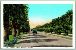 Central Avenue Street View Phoenix AZ Arizona UNP Unused WB Postcard H12 - £5.41 GBP