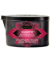 Kama Sutra Ignite Massage Soy Candle - Strawberry Dreams - £34.11 GBP