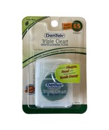 DenTek Triple Clean Deep Cleaning Floss Fresh Mint 65 Yards New (1) - £17.37 GBP