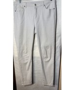 Michael Kors Women’s Khaki Cotton Light Wash Mid Rise Skinny Pockets Size 8 - $20.45 CAD