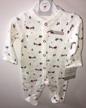 Nwt Carter&#39;s My First Christmas Pajama Hat Christmas Newborn Bodysuit One Piece - £18.71 GBP