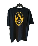 Men’s Nike Missouri Mizzou Tigers Tshirt XL Black Tee X-Large NWT Double... - $24.74