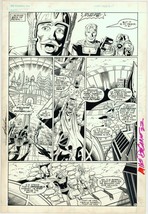 Mike DeCarlo Original Warlord DC Comics Art Page SIGNED by Creator Mike Grell - £315.80 GBP