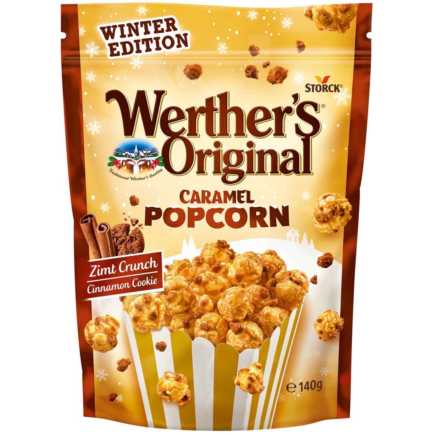 Storck Werther's Original CINNAMON Crunch Popcorn 140g FREE SHIPPING - $9.85