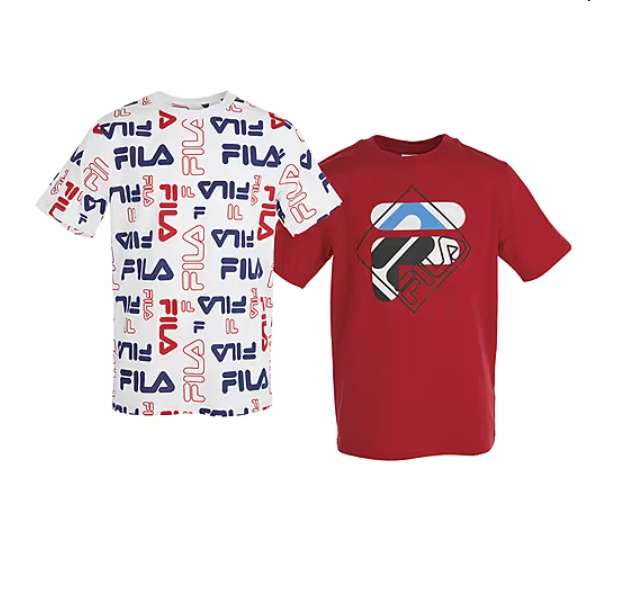 Primary image for Fila Big Boys 2-pc. Crew Neck Short Sleeve Graphic T-Shirt