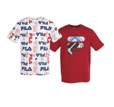 Fila Big Boys 2-pc. Crew Neck Short Sleeve Graphic T-Shirt - £14.94 GBP