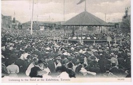 Ontario Postcard Toronto CNE Listening to Band At Canadian National Exhibition - £3.94 GBP