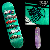 Ishod Wair Signed Real Customs Autograph Skateboard Green 8.25&quot; Deck - $169.99