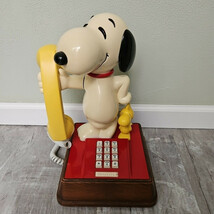 Vintage 1976 Snoopy Woodstock Phone Push Button Table Telephone Serial #... - £97.88 GBP