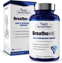1MD Nutrition BreatheMD | Lung and Respiratory Support Supplement | Promotes a H - £40.66 GBP